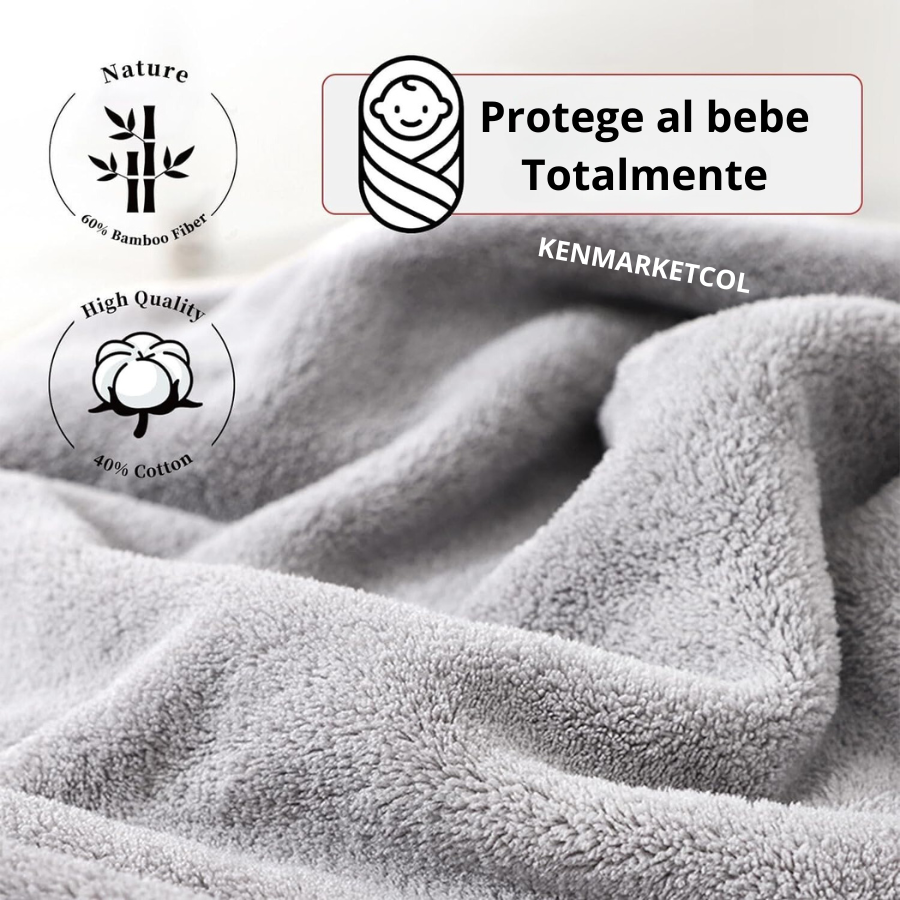 Toalla manta para bebe Ultrasuave
