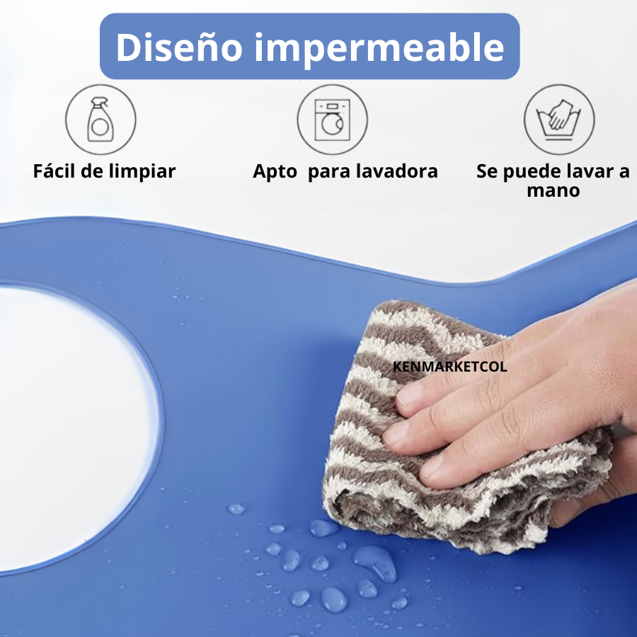 Babero para adultos de silicona