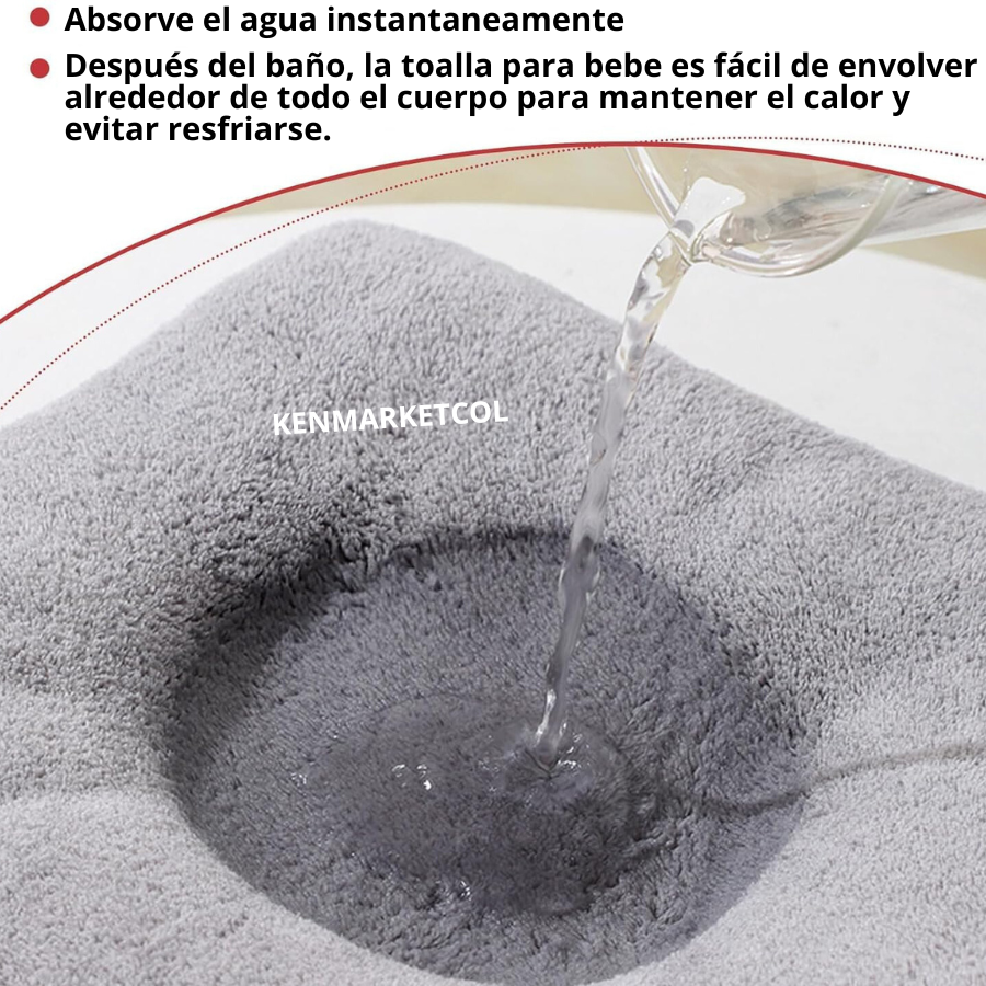 Toalla manta para bebe Ultrasuave
