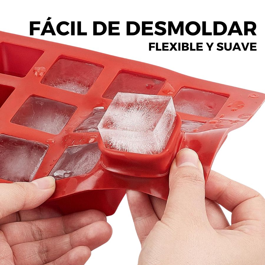 Molde De Silicona Cubos 3D Por 15 Cavidades