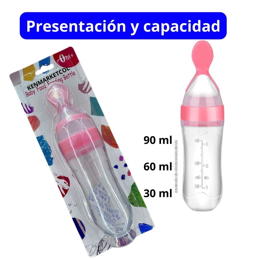 Tetero cuchara dosificadora
