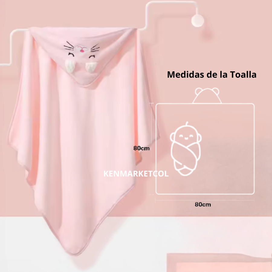 Toalla manta para bebe Ultrasuave