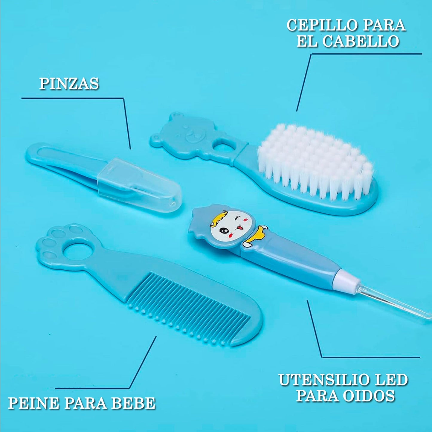 Kit de Aseo mas lima eléctrica de Osito