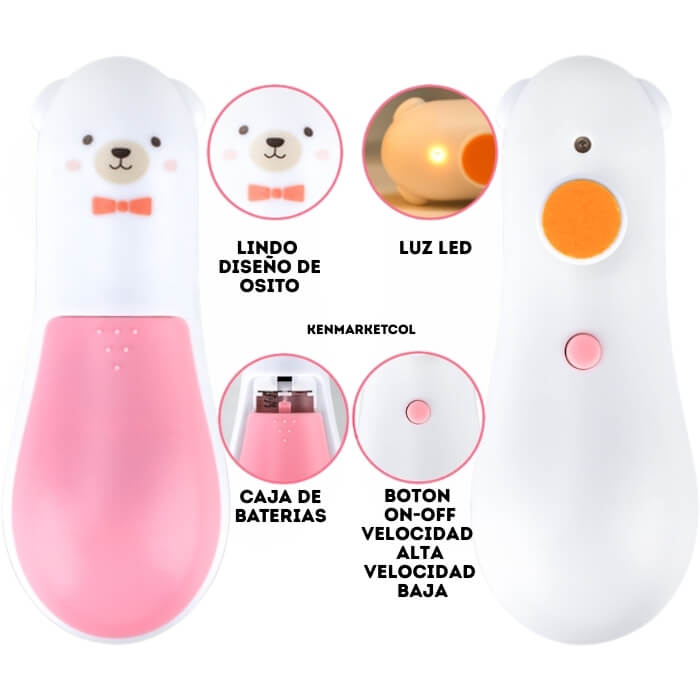 Lima Pulidora de uñas de Osito