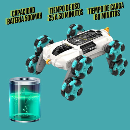 Carro doble control stund 8 llantas
