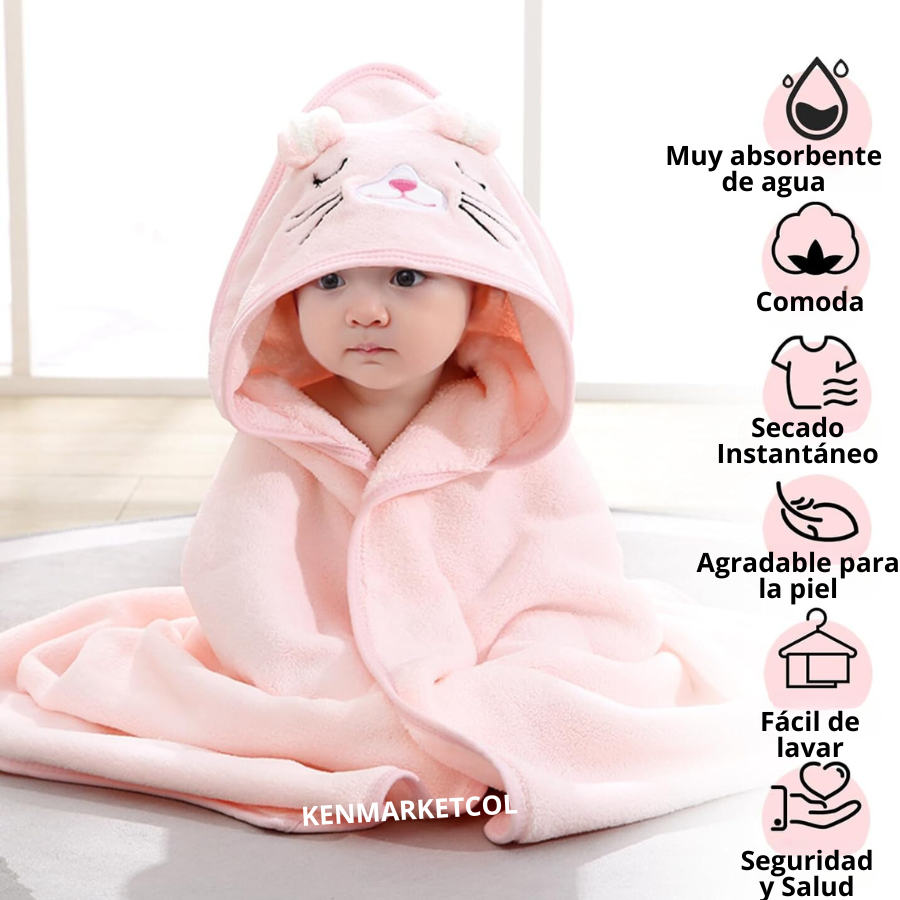 Toalla manta para bebe Ultrasuave
