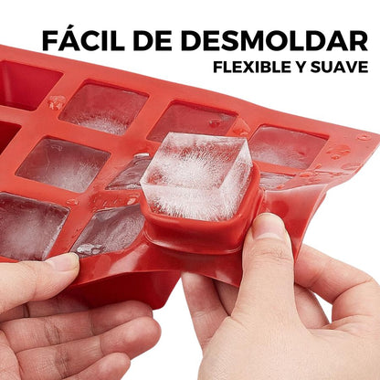 Molde De Silicona Cubos 3D Por 15 Cavidades