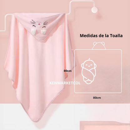 Toalla manta para bebe Ultrasuave